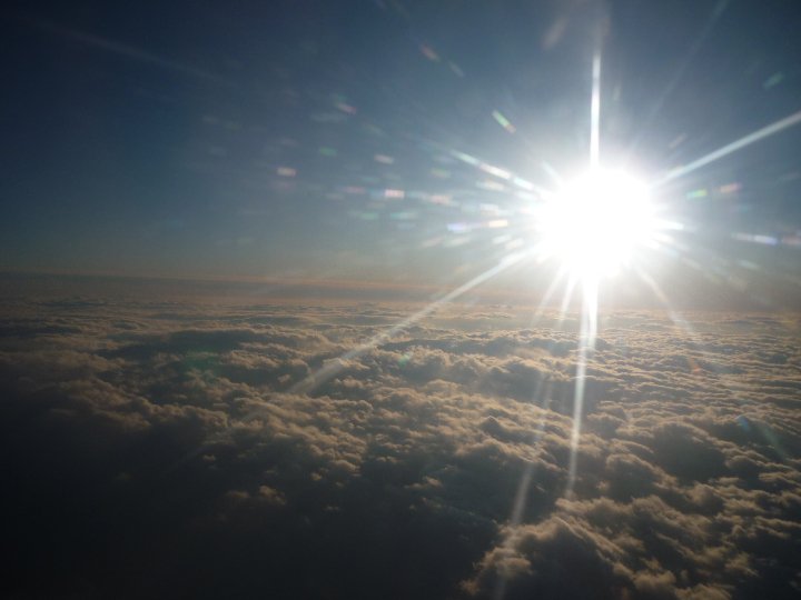 От самолета в небесета