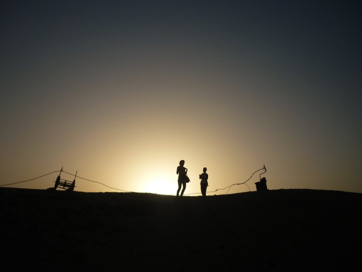 Залезът в пустинята